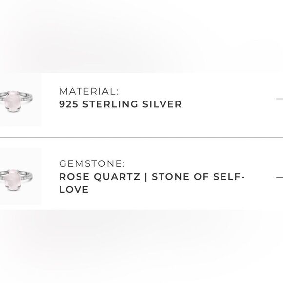 Rose Quartz Ring - Harlow - Picture 8 of 10